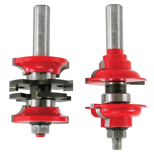 Bits and Bit Sets | Freud 99-267 2 Piece Round Over Entry and Interior Door Router Bit Set image number 0