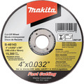 Grinding Sanding Polishing Accessories | Makita B-46143-25 4 in. x .032 in. x 5/8 in. Ultra Thin Cut-Off Grinding Wheel (25-Pack) image number 1