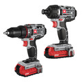 Combo Kits | Porter-Cable PCCK602L2 20V MAX 1.5 Ah Cordless Lithium-Ion 2-Tool Combo Kit image number 0