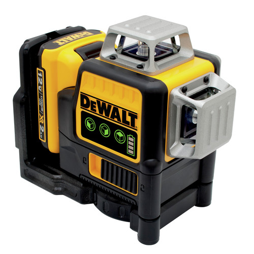 Rotary Lasers | Dewalt DW089LG 12V MAX 3 x 360 Degrees Green Line Laser image number 0