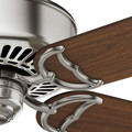 Ceiling Fans | Casablanca 59511 54 in. Traditional Panama DC Brushed Nickel Walnut Indoor Ceiling Fan image number 4