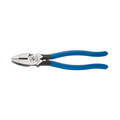 Bolt Cutters | Klein Tools D2000-9NETH 9 in. Lineman's Bolt-Thread Holding Pliers with Rounded Nose and Knurled Jaw image number 0