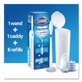 Drain Cleaning | Clorox 03191 ToiletWand Disposable Toilet Cleaning System with Handle/Caddy/Refills - White (6/Carton) image number 1