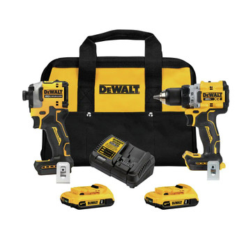  | Dewalt DCK2051D2 20V MAX XR Brushless Lithium-Ion 1/2 in. Cordless Drill Driver and Impact Driver Combo Kit with (2) Batteries