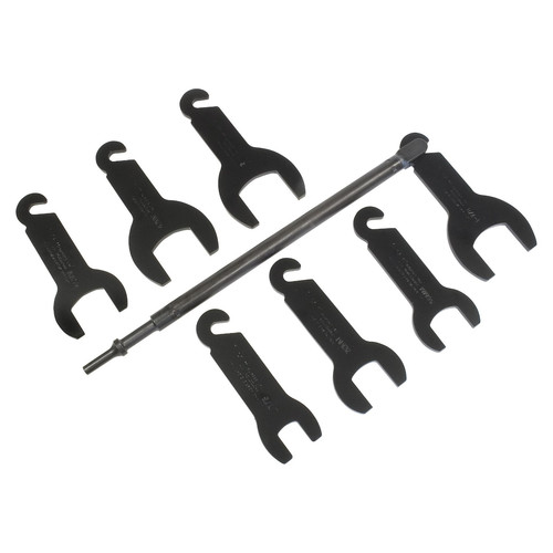 Air Tool Adaptors | Lisle 43300 7-Piece Pneumatic Fan Clutch Wrench Set image number 0
