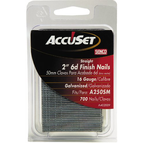 Nails | SENCO A402009 16-Gauge 2 in. Straight Strip Finish Nails (700-Pack) image number 0