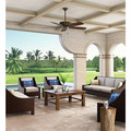 Ceiling Fans | Casablanca 59527 Heritage 60 in. Transitional Aged Bronze Reclaimed Antique Veneer Outdoor Ceiling Fan image number 6