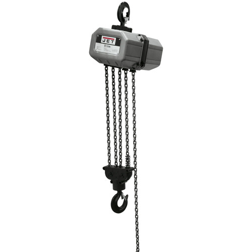 Hoists | JET 5SS-3C-15 460V SSC Series 5.9 Speed 5 Ton 15 ft. Lift 3-Phase Electric Chain Hoist image number 0