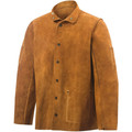 Welding Accessories | Steiner 9215-M Brown Leather Weld Jacket (Medium) image number 0