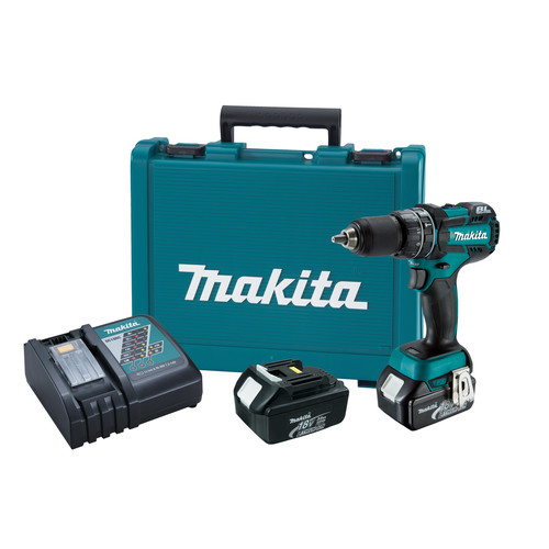 Hammer Drills | Makita XPH06 18V LXT Cordless Lithium-Ion Brushless 1/2 in. Hammer Driver Drill Kit image number 0