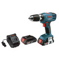 Drill Drivers | Factory Reconditioned Bosch DDB180-02-RT 18V 1.3 Ah Cordless Lithium-Ion 3/8 in. Drill Driver Kit with Contractor Bag image number 1
