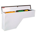 Truck Boxes | Delta 851000D 60 in. Steel Wheel Well Truck Box with Tray (White) image number 0