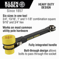Ratcheting Wrenches | Klein Tools KT155HD Heavy-Duty 6-in-1 Lineman's Ratcheting Wrench image number 1
