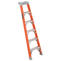 Step Ladders | Louisville FH1506 6 ft. Type IA Duty Rating 300 lbs. Load Capacity Fiberglass Shelf Step Ladder image number 0