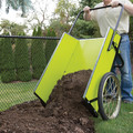 Tool Carts | Sun Joe SJGC7 7 Cubic Foot Heavy Duty Garden plus Utility Cart image number 8