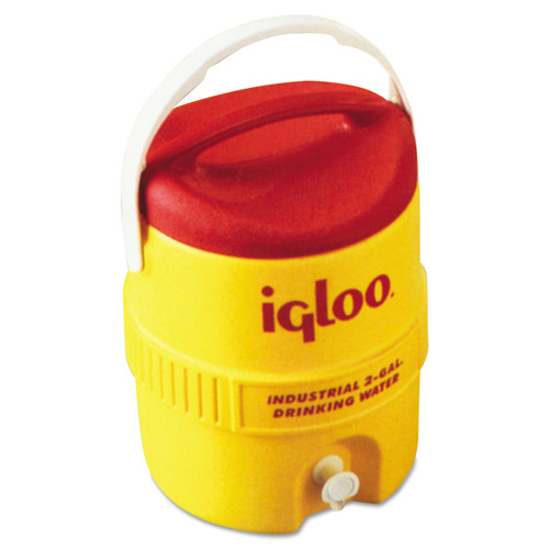 Coolers & Tumblers | Igloo 421 400 Series Industrial 2 Gallon Cooler - Red/ Yellow image number 0
