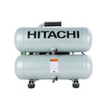 Portable Air Compressors | Factory Reconditioned Hitachi EC99S 2 HP 4 Gallon Oil-Lube Twin Stack Air Compressor image number 0