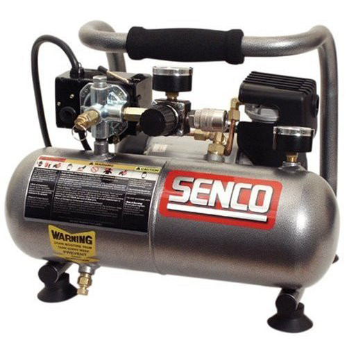 Portable Air Compressors | Factory Reconditioned SENCO PC1010 1/2 HP 1 Gallon Oil-Free Hand Carry Compressor image number 0