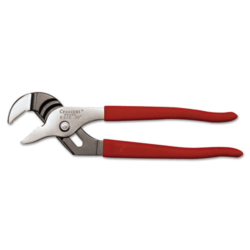 Pliers | Crescent R210CV Straight Jaw Tongue and Groove Pliers, 10-in, Cushion Grip image number 0