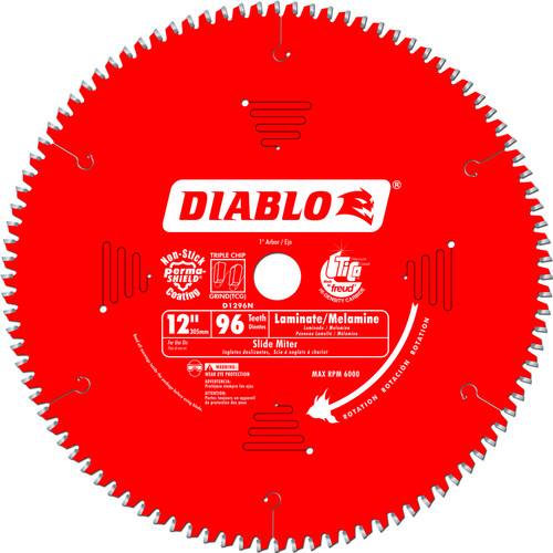 Blades | Diablo D1296N 12 in. 96 Tooth Non-Ferrous Metals/Plastics Saw Blade image number 0