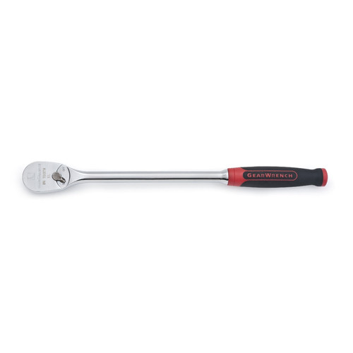 Ratchets | GearWrench 81361 1/2 in. Dr Long Handle Cushion Grip Teardrop Ratchet image number 0