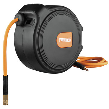  | Freeman P3865CHR 65 ft. Compact Retractable Air Hose Reel with 3/8 in. Hybrid Air Hose and 180-Degrees Swivel Wall Mount