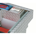 Crossover Truck Boxes | JOBOX PAC1582000 Aluminum Single Lid Deep Full-size Crossover Truck Box (Bright) image number 6