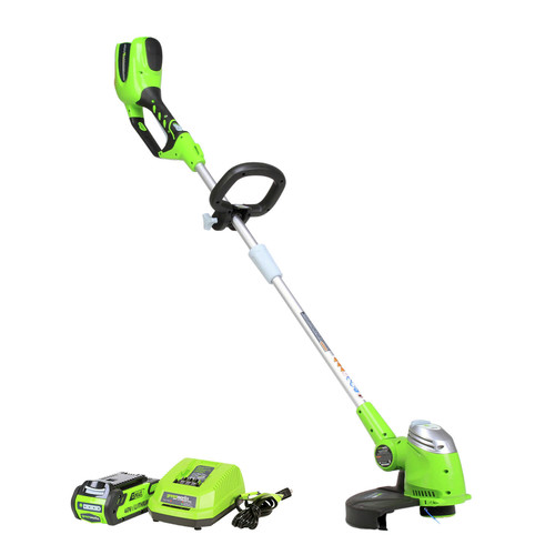 String Trimmers | Greenworks 21302 40V GMAX Lithium-Ion 13 in. Straight Shaft String Trimmer image number 0