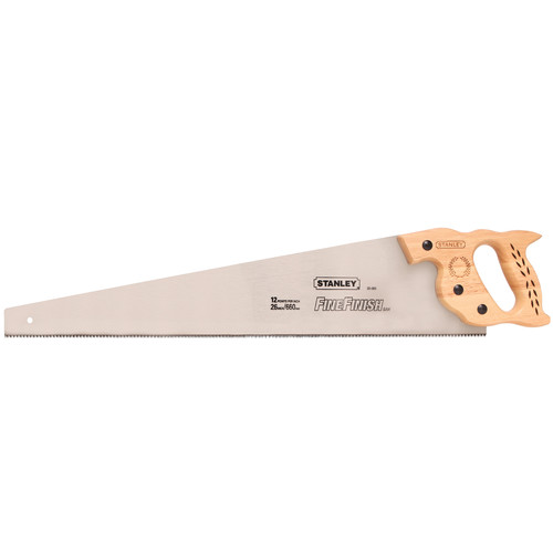 Hand Saws | Stanley 20-065 26 in. Sharptooth Fine Finish Saw image number 0