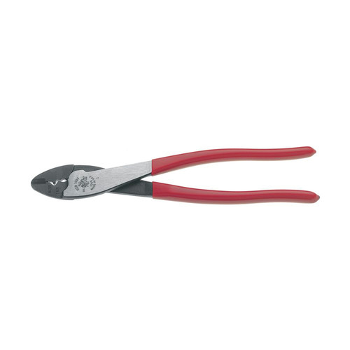 Crimpers | Klein Tools 1005 Crimping and Cutting Tool for Connectors - Red image number 0
