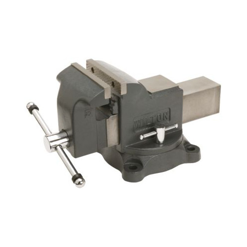 Vises | Wilton 63300 WS4, Shop Vise, 4 in. Jaw Width, 4 in. Jaw Opening, 2-3/4 in. Throat Depth image number 0