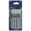 Jigsaw Blades | Bosch T101AO 3-1/4 in. 20 TPI T-Shank Jigsaw Blade (5-Pack) image number 1