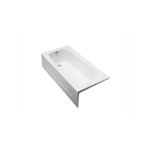 Fixtures | TOTO FBY1715LP#01 65-3/4 in. x 32 in. x 16-3/4 in. Left Hand Outlet Drop In Bathtub (Cotton White) image number 0