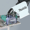 Concrete Dust Collection | Makita 4100KB 5 in. Dry Masonry Saw with Dust Extraction image number 11