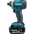Impact Drivers | Makita XDT111 18V LXT 3.0 Ah Cordless Lithium-Ion 1/4 in. Hex Impact Driver Kit image number 1