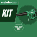Handheld Blowers | Metabo HPT RB18DCQ4M MultiVolt 18V Lithium-Ion Cordless Compact Blower (Tool Only) image number 1