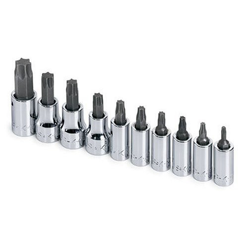Socket Sets | SK Hand Tool 84209 10-Piece 1/4 in. and 3/8 in. Drive TORX Bit Socket Set image number 0