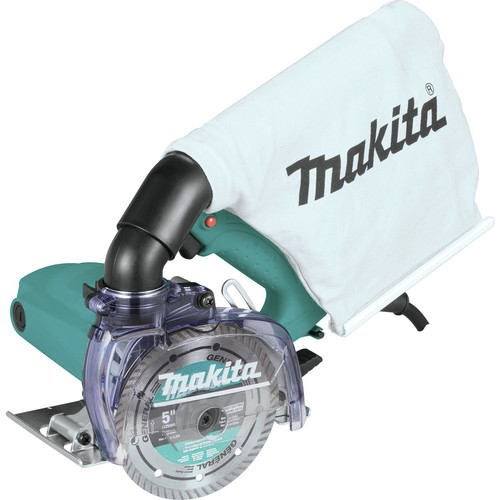 Concrete Dust Collection | Makita 4100KB 5 in. Dry Masonry Saw with Dust Extraction image number 0