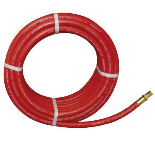 Air Hoses and Reels | ATD 18050 GoodYear 3/8 in. x 50 ft. Two-Braid Rubber Air Hose image number 0