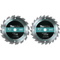 Circular Saw Accessories | Makita T-01426 2 Pc 6-1/2 in. Carbide-Tipped Saw Blade Set image number 1