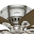 Ceiling Fans | Hunter 51092 42 in. Builder Low Profile Brushed Nickel Ceiling Fan with LED image number 9