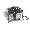 Portable Air Compressors | Quipall 2-1-SIL 1 HP 1.6 Gallon Oil-Free Hotdog Air Compressor image number 2