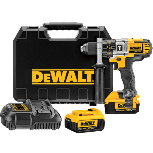 Hammer Drills | Factory Reconditioned Dewalt DCD985M2R 20V MAX Lithium-Ion Premium 3-Speed 1/2 in. Cordless Hammer Drill Kit (4 Ah) image number 0