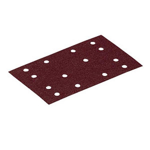 Sanding Sheets | Festool 499056 80 x 130mm P80-Grit Abrasive Rubin 2 Sandpaper (10-Pack) image number 0