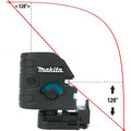 Rotary Lasers | Makita SK104Z Self-Leveling Horizontal/Vertical Cross-Line Laser image number 7
