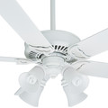 Ceiling Fans | Casablanca 55058 54 in. Panama Gallery Architectural White Ceiling Fan with Light and Remote image number 3