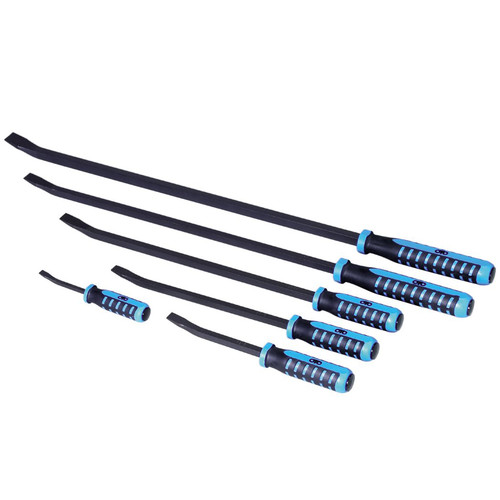 Wrecking & Pry Bars | OTC Tools & Equipment 8206 6-Piece Blue Force Handled Pry Bars image number 0
