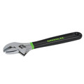 Pipe Wrenches | Greenlee 52028191 10 in. Dipped Handle Adjustable Wrench image number 0