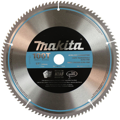 Miter Saw Blades | Makita A-93734 12 in. 100 Tooth Ultra-Fine Crosscutting Miter Saw Blade image number 0