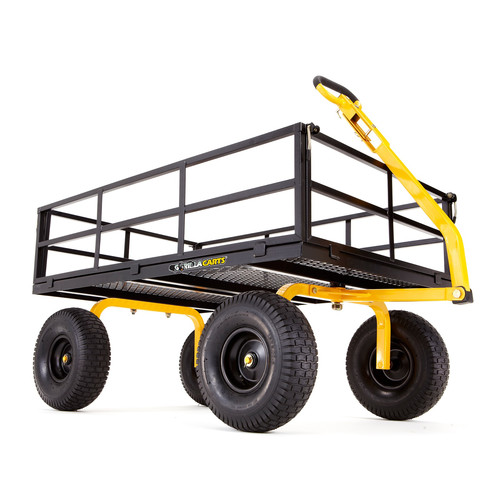 Tool Carts | Gorilla Carts GOR1400-COM 1,400 lb. Capacity Heavy-Duty Steel Utility Cart image number 0